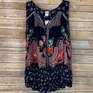Floral Bila Boho Floral Sleeveless Women's Top